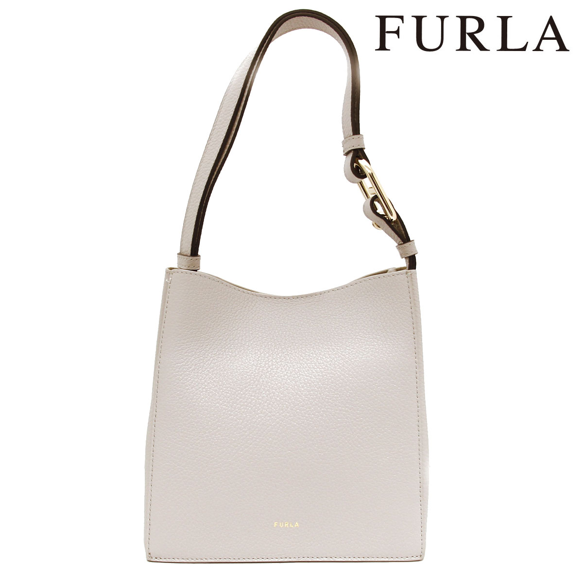 FURLA フルラ WB01373 HSF000 VAN00 NUVOLA 井戸釣瓶御徒面子 ハンドバック 肩かけ ベージュ レディース 新品【貨物輸送無料】