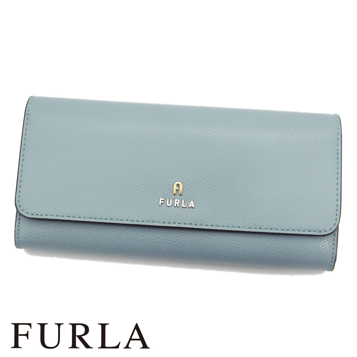 FURLA フルラ WP00317 ARE000 4352S CAMELIA カメリア コンチネンタルウォレット 長財布 ロングウォレット ブルー×グレー系 新品【送料無料】