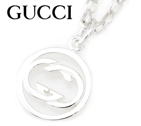 GUCCI グッチ 147749 J8400 8106 DOPPIA G ドッピアG 首飾り シャンデリヤ 付属物 しろがね色 メンズ レディース ユニ一発やる 【貨物輸送無料】