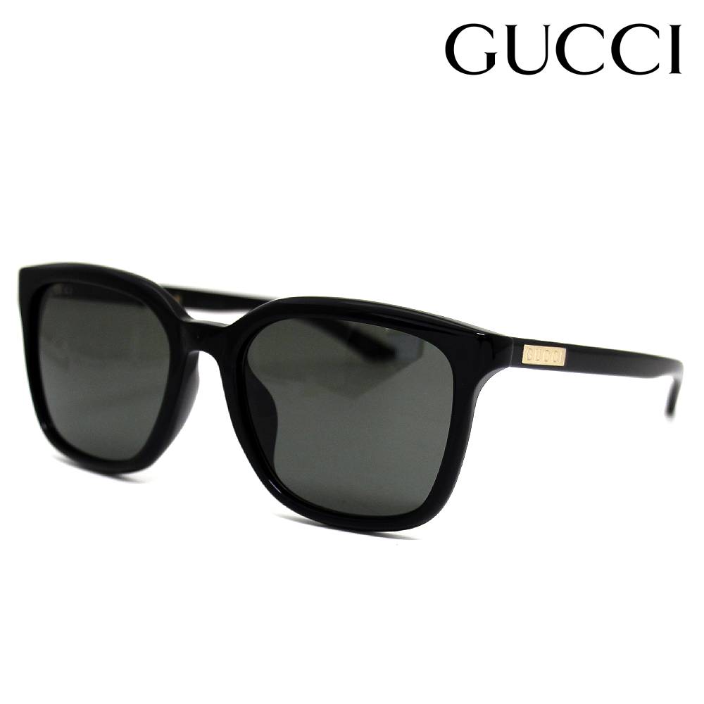 GUCCI グッチ GG2080SK 001 サングラス ウェリントン型 アジアンフィット セルフレーム レディース ブラック グレー 新品 【送料無料】