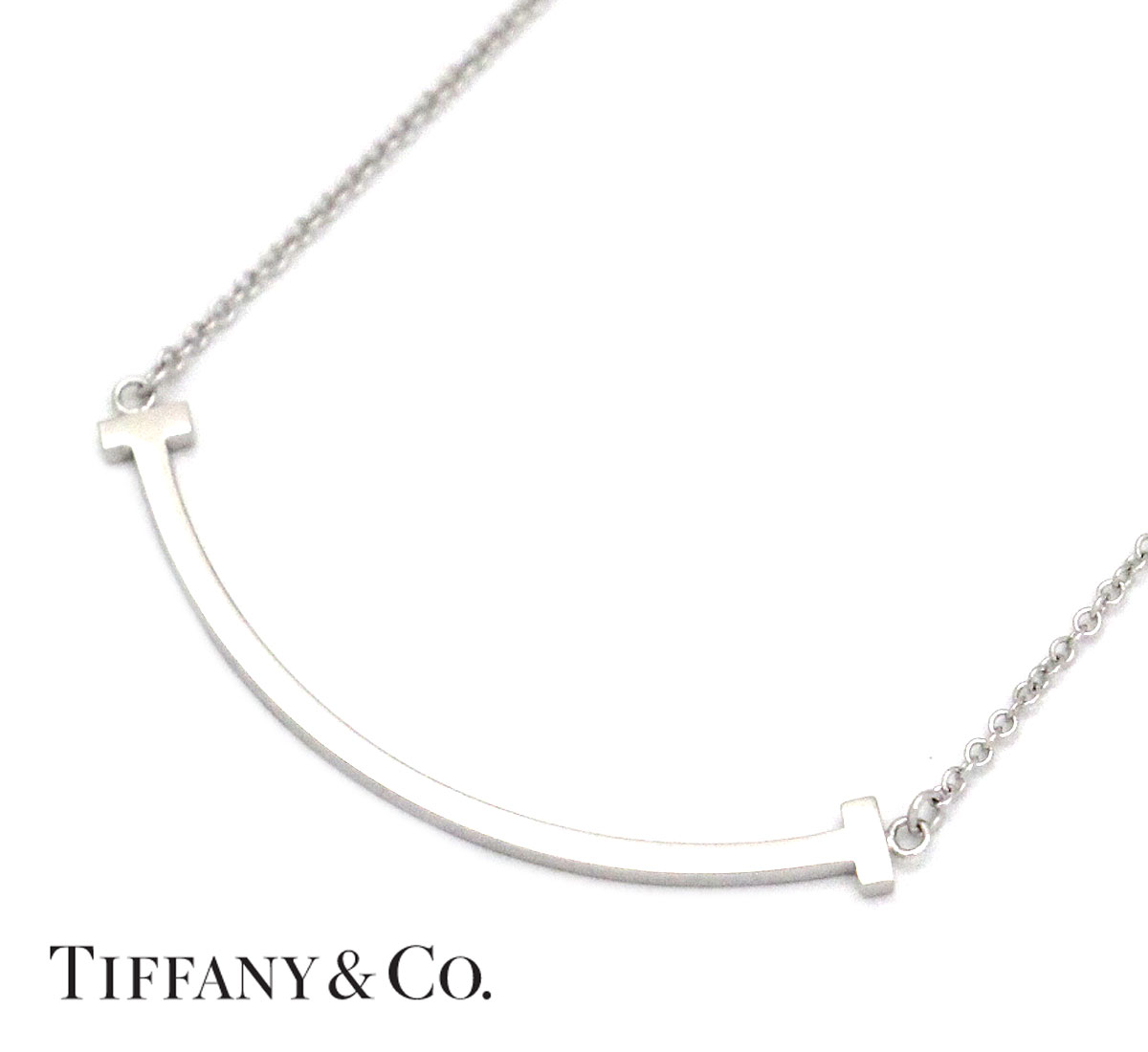 ティファニー　スマイルネックレス　スモール　k18wg ホワイトゴールド正規品 楽天市場】TIFFANY＆Co. ティファニー 60011677 スマイル ペンダント