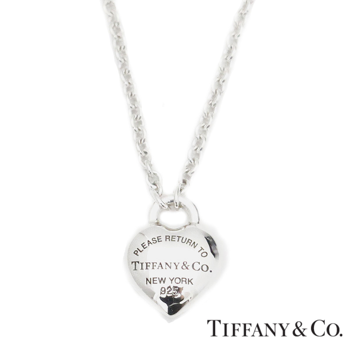 TIFFANY&Co. ティファニー 73340047 フルハート ペンダント シルバー ネックレス ペンダント 新品【送料無料】|ジュエリーセキネ
