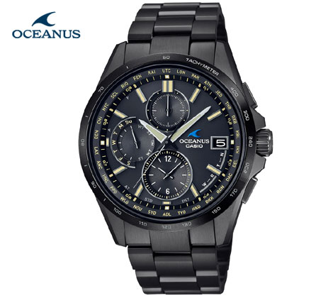 CASIO OCEANUS OCW-T2600JB-1AJF カシオ オシアナス  Classic Line ウオッチ アナログ  ソーラー電磁波 チタン マルチダンス楽隊6 黒いこと メンズ 成人男性用 【貨物輸送無料】