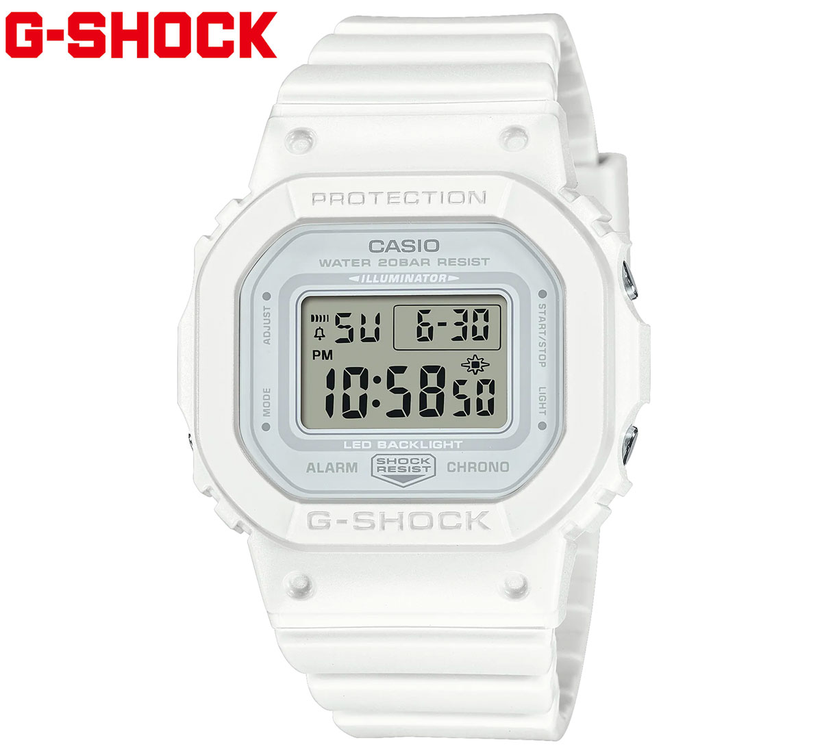 CASIO G-SHOCK GMD-S5600BA-7JF カシオ 腕時計 WOMEN レディース デジタル ホワイト シンプル 【送料無料】