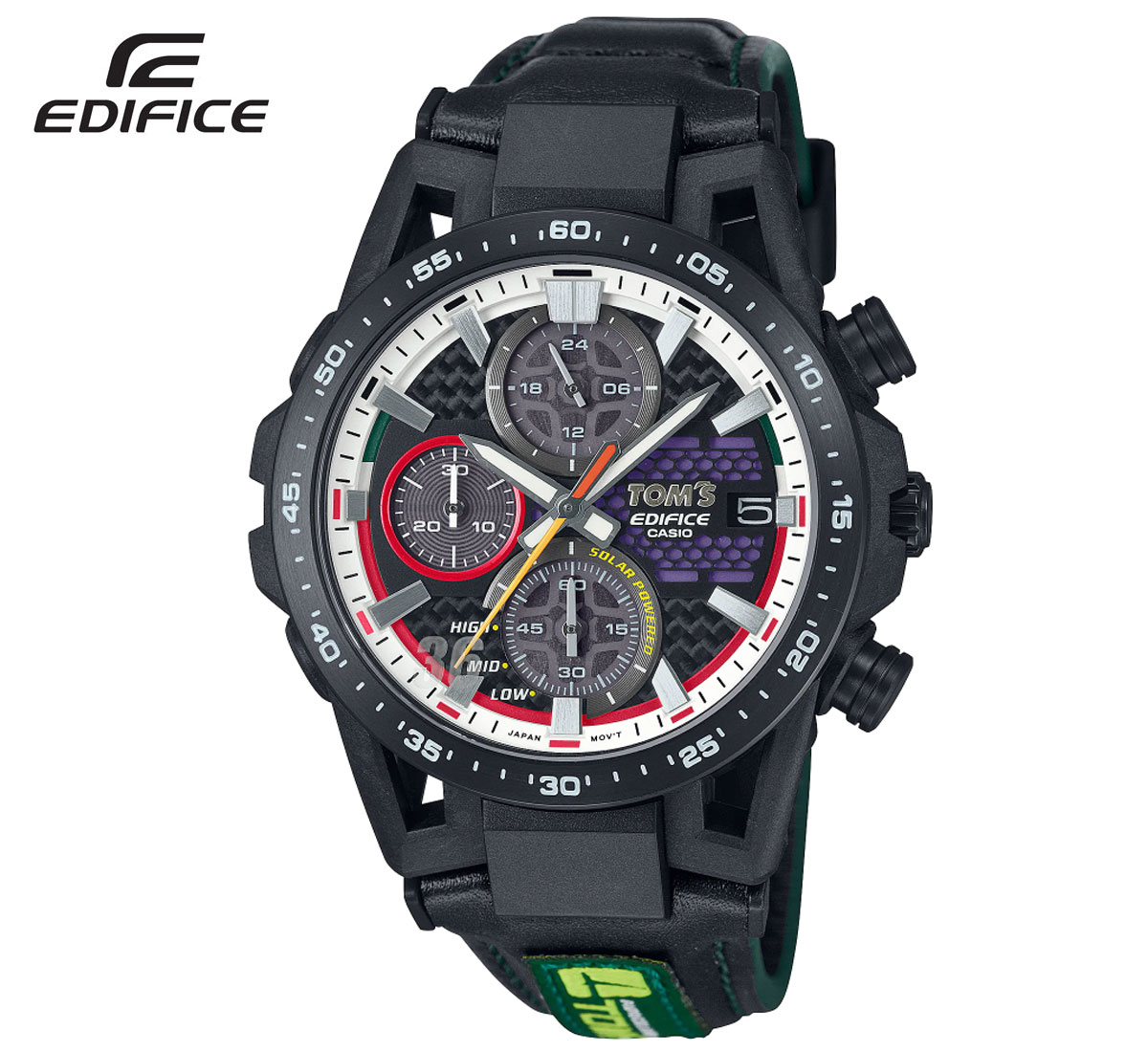CASIO EDIFICE×TOM’S コラボウォッチ 生産完了品 カシオ、TOM'S初代レーシングカーをオマージュした「EDIFICE
