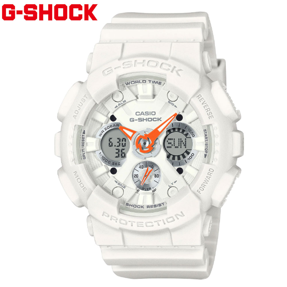 CASIO G-SHOCK GMA-S120SA-7A1JF カシオ 腕時計 WOMEN レディース アナログデジタル アナデジ 耐磁時計 ホワイト 新品 【送料無料】 12,623円