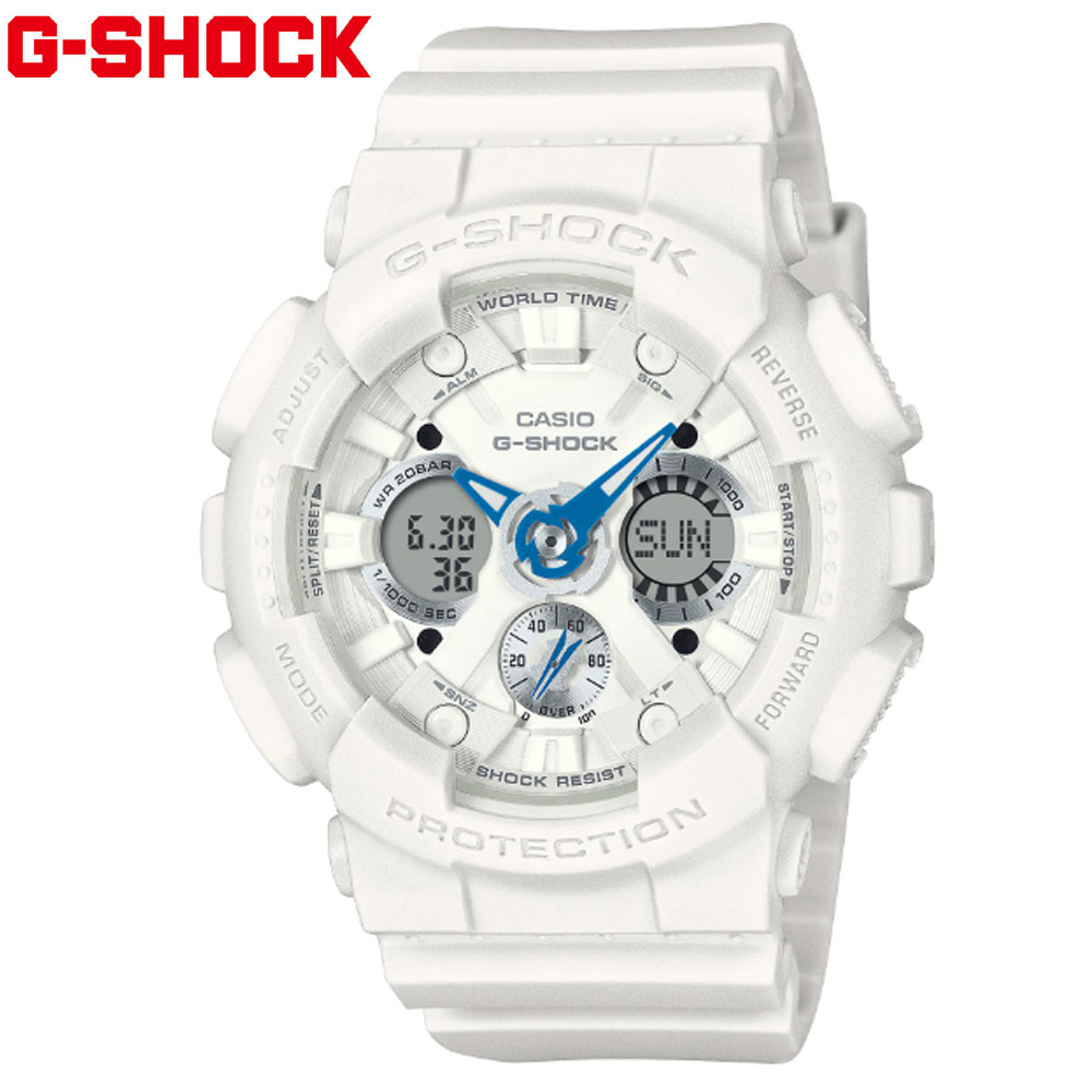 CASIO G-SHOCK GMA-S120SA-7A2JF カシオ 腕時計 WOMEN レディース アナログデジタル アナデジ 耐磁時計 ホワイト 新品 【送料無料】
