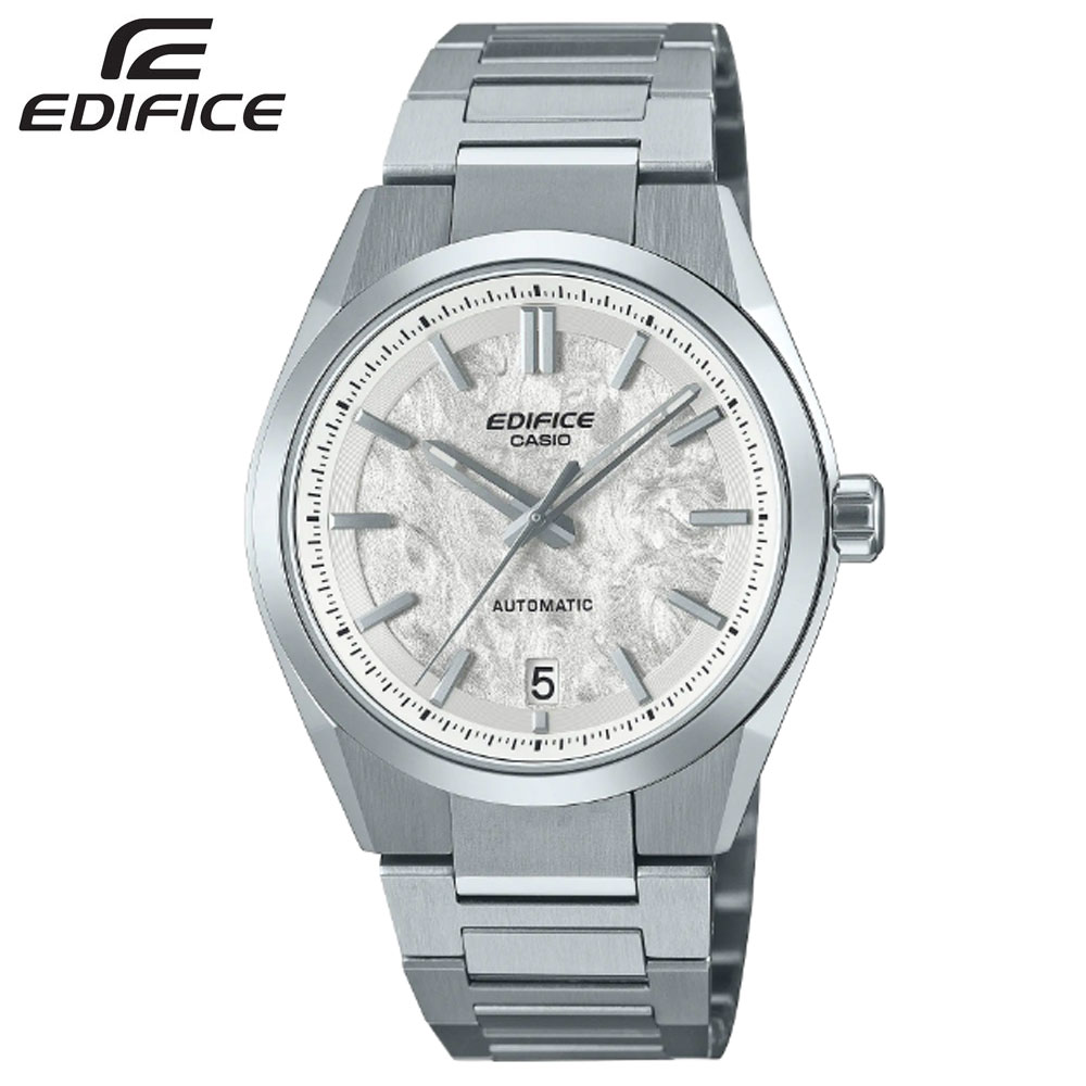 CASIO EDIFICE エディフィス EFK-100YD-7AJF カシオ 腕時計 AUTOMATIC オートマチック 自動巻き メカニカル 手巻き付 メンズ 男性用 アナログ シルバー 新品 【送料無料】