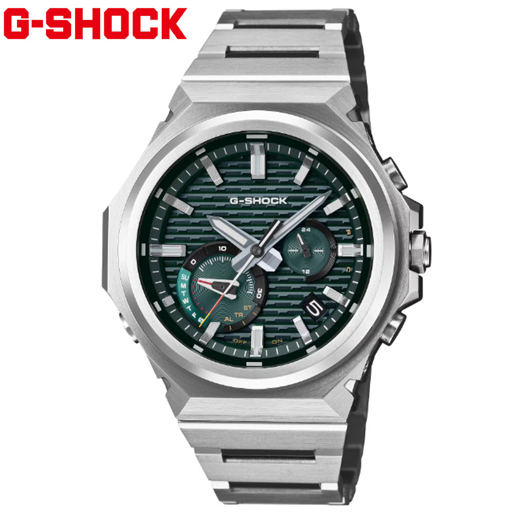 CASIO G-SHOCK GST-B1000D-3AJF カシオ G-STEEL 腕時計 ソーラー アナログ メンズ 男性用 シルバー グリーン文字盤 新品 【送料無料】