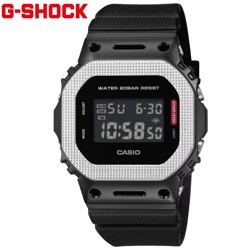 CASIO G-SHOCK GM-5600BM-1JF ウオッチ カシオ チェッカリングパターン デジタル 水晶 成人男性用 メンズ 黒いこと 新品 【貨物輸送無料】