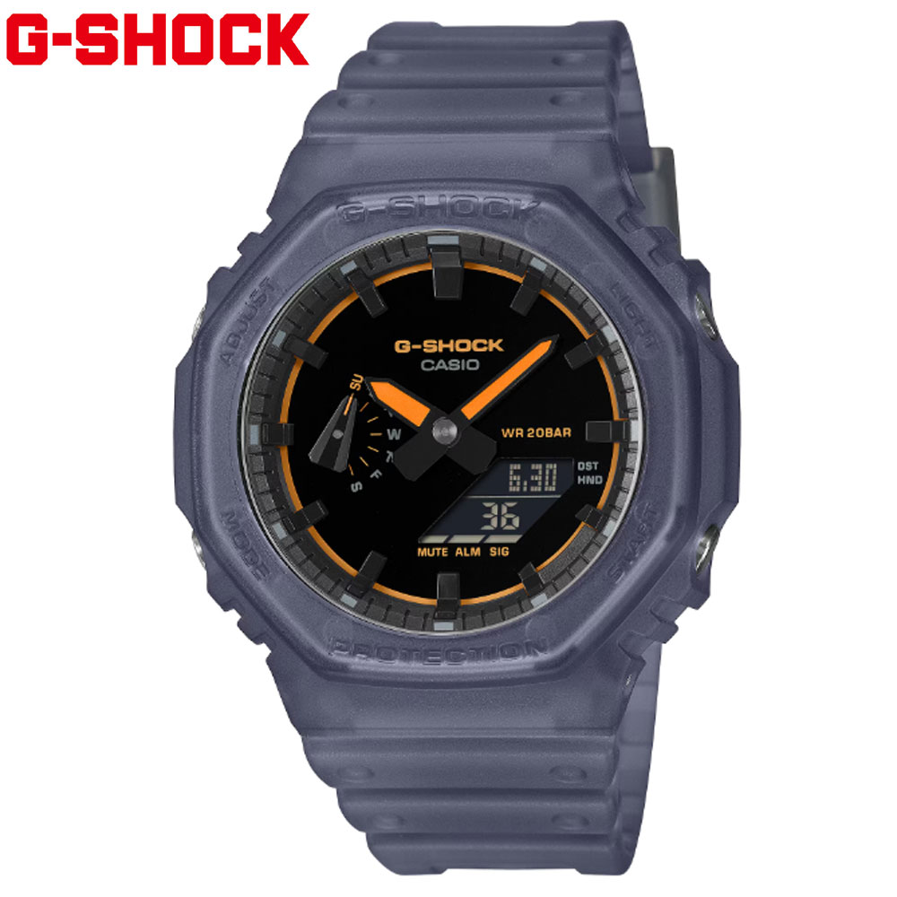 CASIO G-SHOCK GA-2100K-2AJF カシオ ウオッチ メンズ 成人男性用 アナログデジタル 八角形 オクタゴン つや消しスケルトン 青み 新品 【貨物輸送無料】