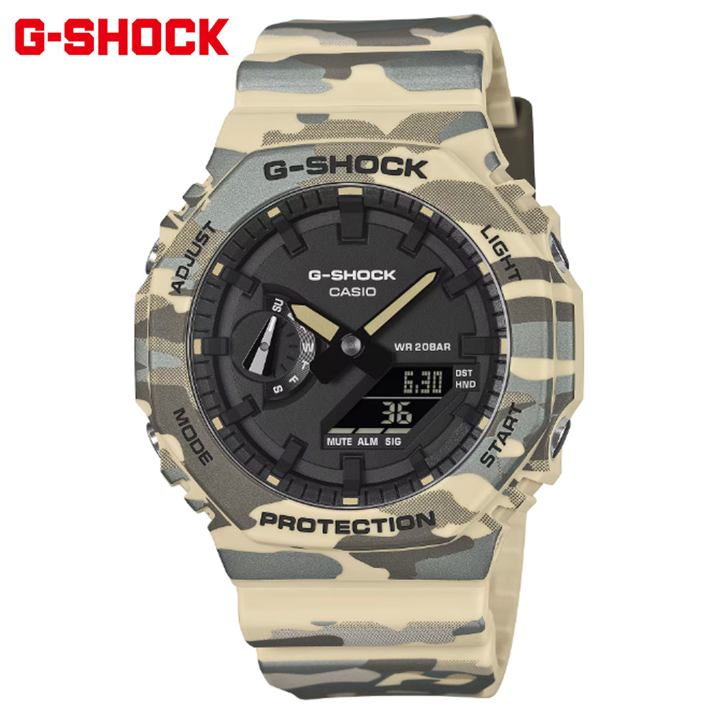 楽天市場】G-SHOCK Gショック カモフラージュ柄 GA-2100CM-5AJF 迷彩柄