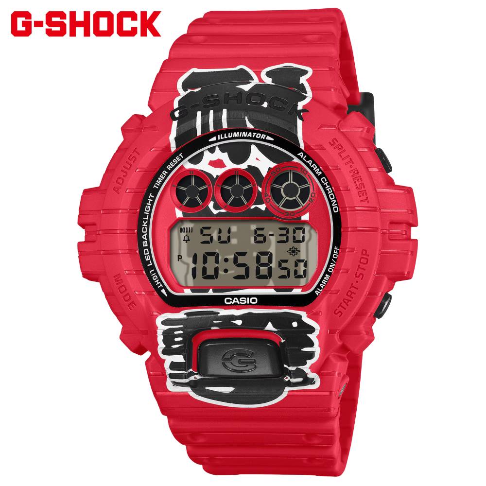 CASIO G-SHOCK DW-6900AKA-4JR カシオ 腕時計 6900シリーズ 赤提灯 三つ目モデル デジタル メンズ 男性用 レッド 新品 限定BOX  【送料無料】