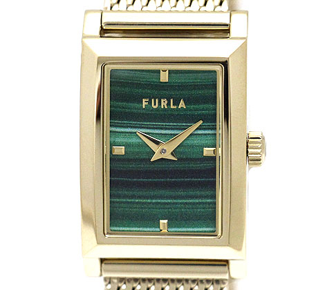 FURLA フルラ WW00034003L2 レクタンギュラー ゴールド メッシュベルト