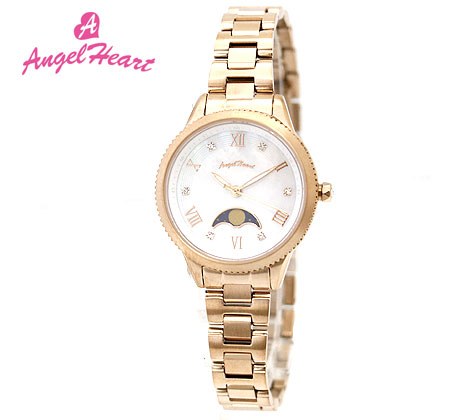 Angel Heart　エンジェルハート　TT29PG Twinkle Time トゥインクルタイム　レディース 腕時計 女性用 ムーンフェイズ ピンク　プレゼント ギフト 【送料無料】 14,585円