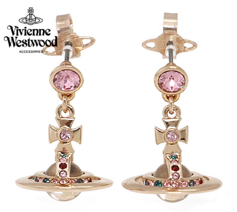 楽天市場 Viviennewestwood ヴィヴィアンウエストウッド 6032 G002 ピアス Petitte Orb プチオーブ アクセサリー ピンクゴールド 送料無料 ジュエリーセキネ