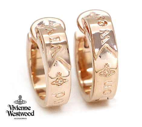 VivienneWestwood ヴィヴィアンウエストウッド 62030032 G002 ピアス フープピアス アクセサリー BOBBY ボビー バックルモチーフ ピンクゴールド 新品【送料無料】