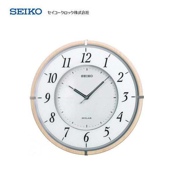 楽天市場】送料無料 セイコー クロック 電波時計 電波壁掛け時計