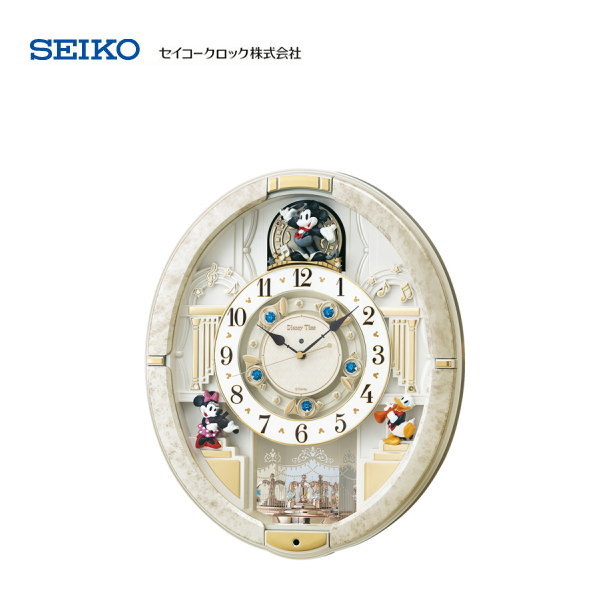 Seiko ディズニー電波からくり掛け時計 セイコー ディズニー電波からくり掛け時計 おしゃれな電波時計 電波 掛け時計 贈答品 贈り物 プレゼント ギフト お祝い返し お返し 新築祝い からくり時計 生活雑貨 Fw580w 置き時計 掛け時計 条件付送料無料 からくり時計 ｊ