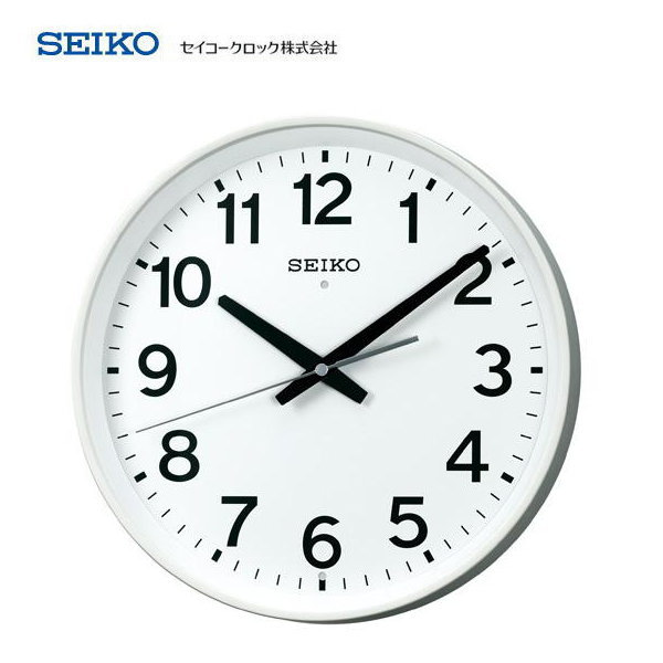 セイコー(SEIKO) 電磁波掛時計 KX317W 【ただし書き付貨物輸送無料】 事務室手合い/今めかしいな飾りつけ電磁波時辰儀/電磁波掛け時計/呉れて遣る品・差し上げ物/差し上げ物・差し上げ物/祝賀会受け答え/しっぺい返し/造営祝賀会/スイープセコンド・年代順の継続秒針/小夜音がしないおやすみ秒針