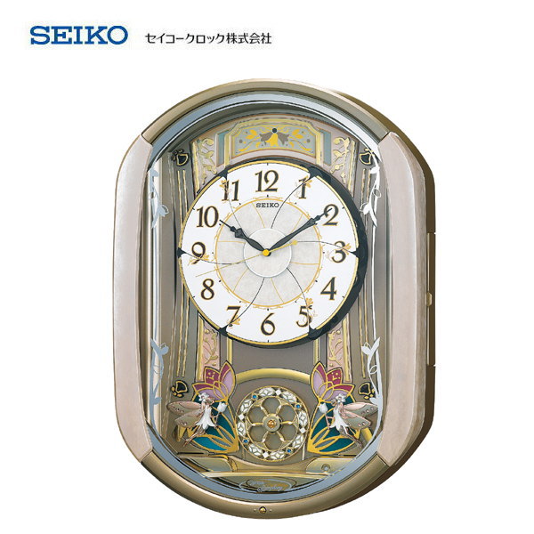 yamamotoSEIKO RE579B からくり時計 壁掛け時計 Amazon.co.jp: セイコークロック 掛け時計 からくり時計 電波