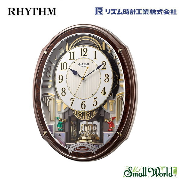 リズム時計製　電波掛時計 スモールワールドノエル 4MN509RH hq720.jpg?sqp=-