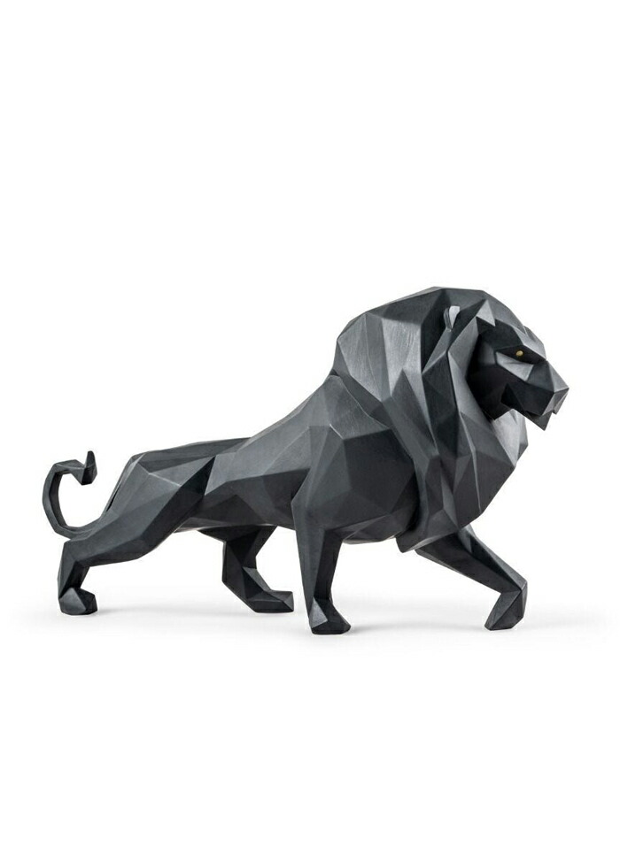 Origami 百獣の王(Black)  01009746 LLADRO リヤドロ 写実的  飾りつけ オブジェ 室内装飾 あやつり人形 瀬戸もの 愛くるしい エスパニア 差し上げ物 部屋の入り口 祝賀会 造営 開業 癒し リビング 臥し所 事務室 事務室 【定め事品】