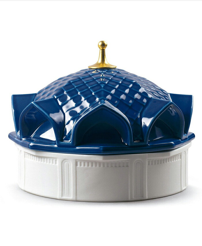 【9/1から値上げ】1001ライトキャンドル(窓・Blue) - 自由な心 LLADRO リヤドロ 置物 人形 フィギュリン オブジェ インテリア 磁器 リアル スペイン プレゼント 結婚 お祝い 新築 開業 リビング 寝室 事務所 【正規品】01040160｜ジュエリー　うらら