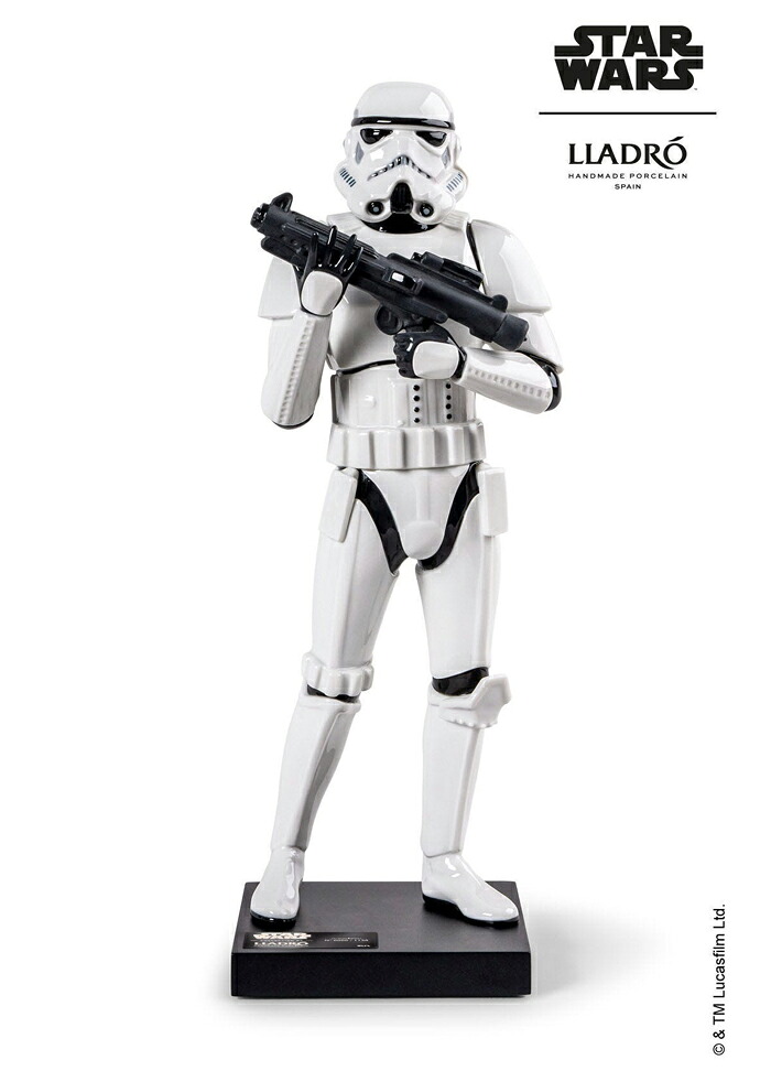 ストームトルーパーII STAR WARS 限定品 スターウォーズ LLADRO リヤドロ 置物 人形 フィギュリン オブジェ インテリア 磁器 リアル スペイン プレゼント 結婚 お祝い 新築 開業 リビング 寝室 事務所 【正規品】01009765