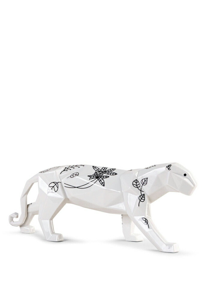 Origami パンサー Jungle リヤドロ LLADRO ヒョウ フィギュリン 新作 ポーセリン 磁器 人形 置物 インテリア 赤 保証 動物 折り紙 プレゼント お祝い 新築 開業 玄関 オフィス リビング 【正規品】01009790