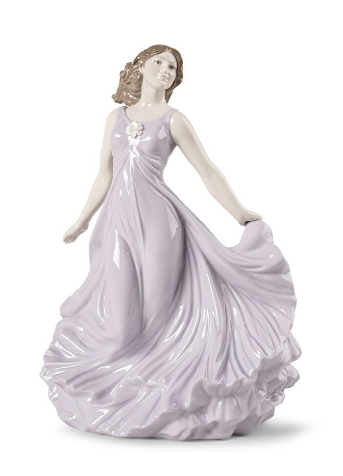 風に舞う リヤドロ LLADRO フィギュリン 新作 ポーセリン 瀬戸もの あやつり人形 飾りつけ 室内装飾  引きうける  毛の荒物 差し上げ物 祝賀会 造営 開業 部屋の入り口 事務室 リビング 【定め事品】01009806