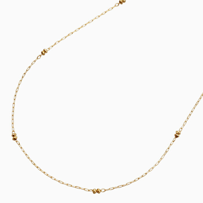 18金 K18 18k ゴールド イエローゴールド ネックレス レディースネックレス アクセサリー ジュエリー ステーション・ミラクルカット ミラーボール 小豆 小豆チェーン 上品 女性 レディース プレゼント 記念日 誕生日 お祝い ギフト 長さ調節可能 アジャスター付き