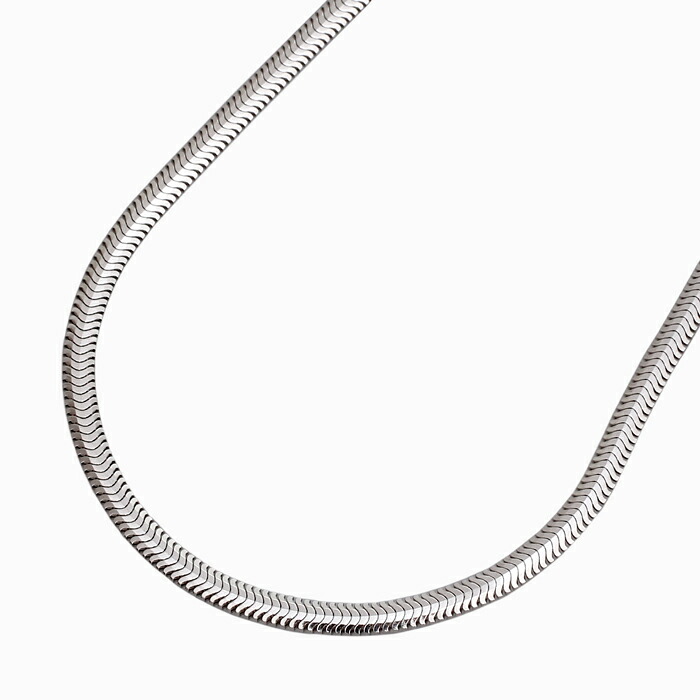 DIBI ディビ イタリア製 ITALY シルバー SILVER 925 ネックレス カニカン 引き輪式 アクセサリー アイテム お洒落 オシャレ シンプル しなやか スネークチェーン 男女兼用 42cm