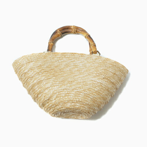 高級イタリア製麦わら かご カゴ 草編み バッグ 鞄お洒落 オシャレ アイテム 夏 Summer サマーベージュ 定番 バンブータイプ Rvcconst Com