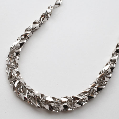 1万円引きクーポン配布中 純プラチナ プラチナ PLATINUM Pt999 ネックレス アクセサリー グラデーション ボリューム デザイン 豪華 デラックス ウィンザー お洒落 女性 レディース 上品 刻印 45cm 14g 記念日 お祝い 誕生日 ギフト プレゼント|ジュエリーウォーク心斎橋