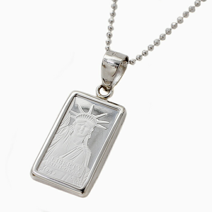 楽天市場】【完売御礼】 インゴット ネックレス ペンダントトップ