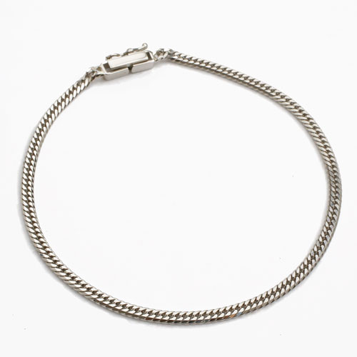 楽天市場】純プラチナ 喜平 ブレスレット ダブル6面 16～18cm