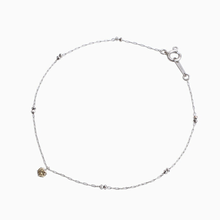 プラチナ ブレスレット ダイヤモンド付 Pt850 ステーションミラクルカット チェーンブレス キラキラ 大人可愛い レディース platinum 地金 ミラーボールブレスレット アズキチェーン 天然ダイヤ 刻印入|ジュエリーウォーク心斎橋