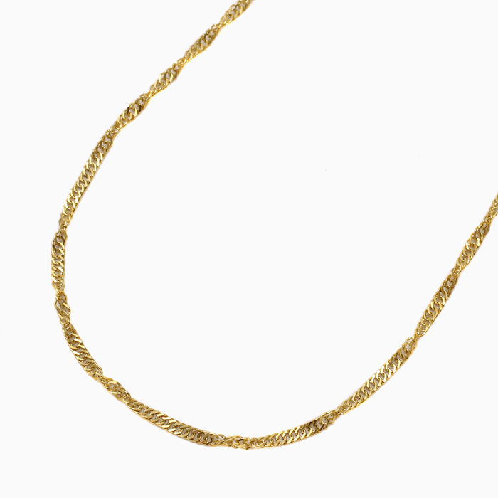 【楽天市場】K24 チェーンネックレス 純金ネックレス 45cm 2.3g 長