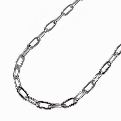 ◇イタリア製 ITALY◇ペーパー クリップ スターリングシルバー SV925 SILVER ネックレス 男女兼用 ユニセックス スクエア・カット アズキ 小豆 80cm シンプル お洒落 オシャレ アイテム アクセサリー 記念日 誕生日 お祝い プレゼント 贈り物|ジュエリーウォーク心斎橋
