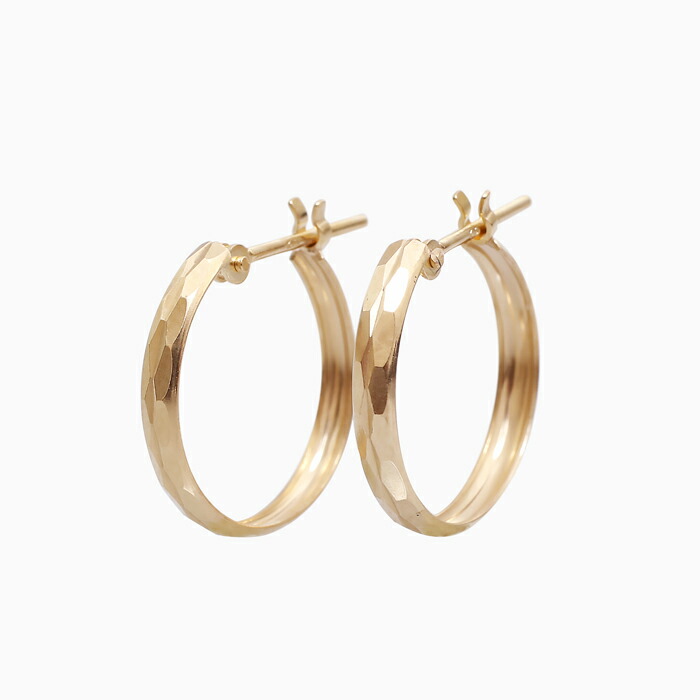 10金 K10 10k ゴールド GOLD ピアス 地金 カット入 フープモチーフ シンプル 華奢 デザイン お洒落 女性 レディース アクセサリー アイテム キャッチレス プレゼント ギフト 両耳 結婚式 入学式 お祝い 卒業式