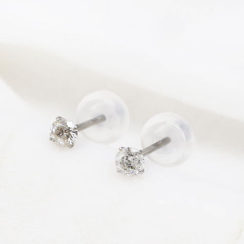 Jewelry Walk Shinsaibashi Rakuten Global Market Special Price Special Price Consumption Tax Platinum Diamond Earrings Entrapment
