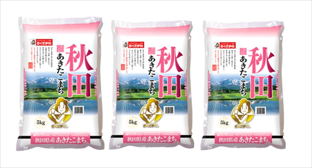  5kg×3 米 秋田県 プレゼント ギフト 贈り物 贈答 記念日 人気 熨斗対応 名入れ 送料無料 産地直送 内祝い