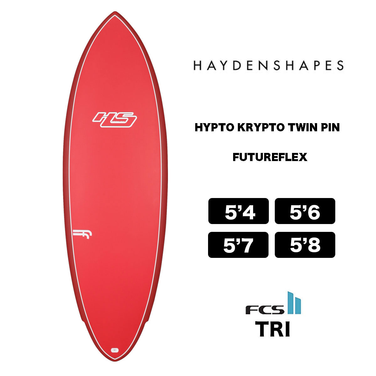 ヘイデンシェイプス HYPTO KRYPTO 5.4ft FCS2 EPS | gulatilaw.com