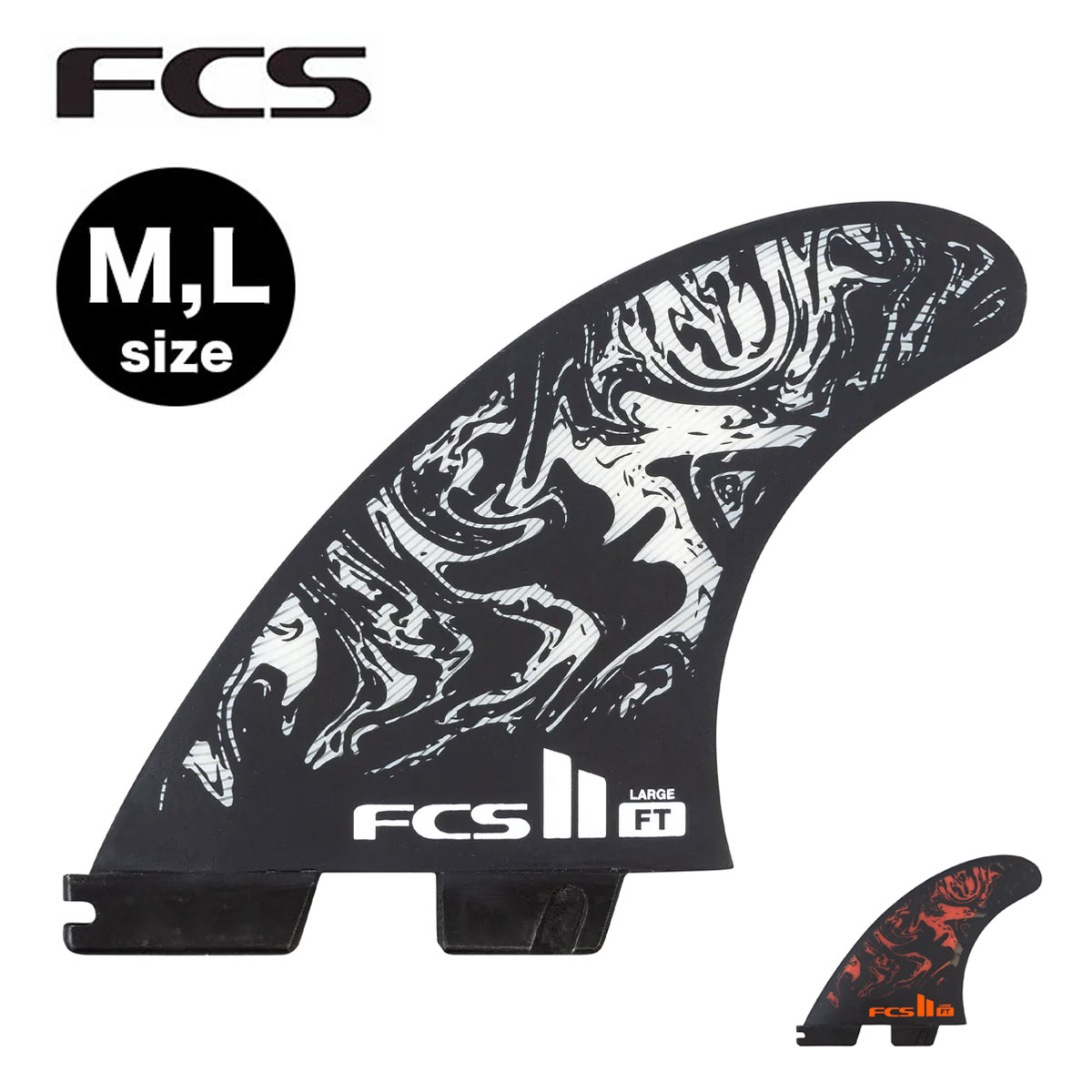 サーフィン フィン fcs2 エフシーエス サーフボード フィン l サイズ 超軽量 AirCore シグネチャー フィリペトレド パフォーマンス コア FILIPE TOLEDO Performance Core TRI FINS【FFTL-PC05-LG-TS-R-22 FFTM-PC06-MD-TS-R-22】