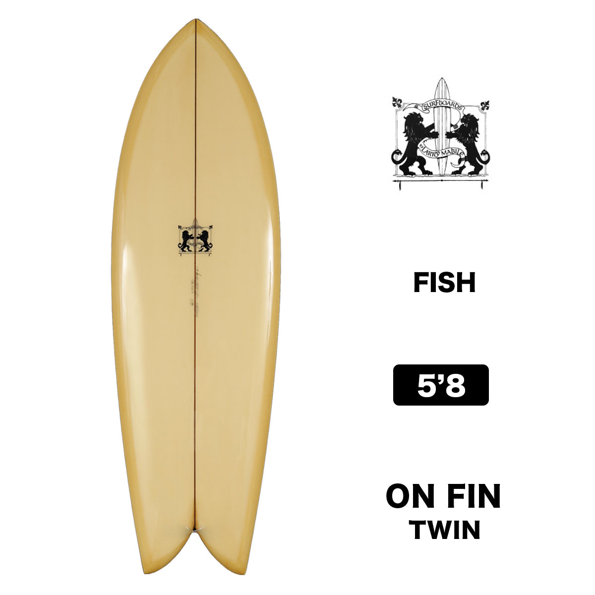 楽天市場】THOMAS SURFBOARDSトーマス サーフボードTWIN FISH 5