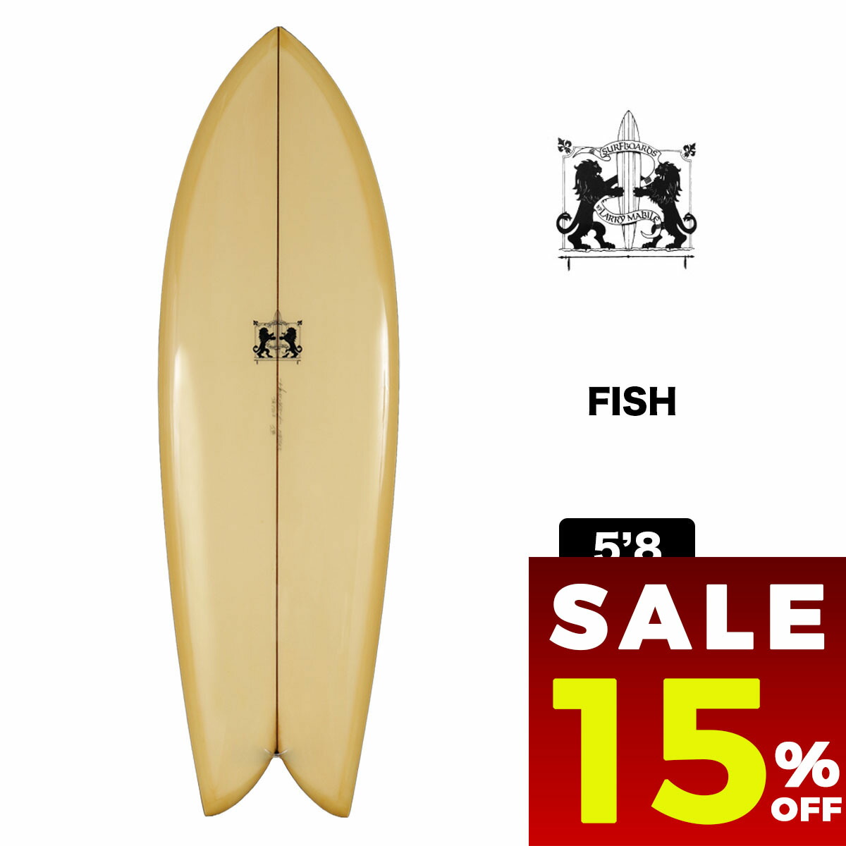 楽天市場】THOMAS SURFBOARDSトーマス サーフボードTWIN FISH 5