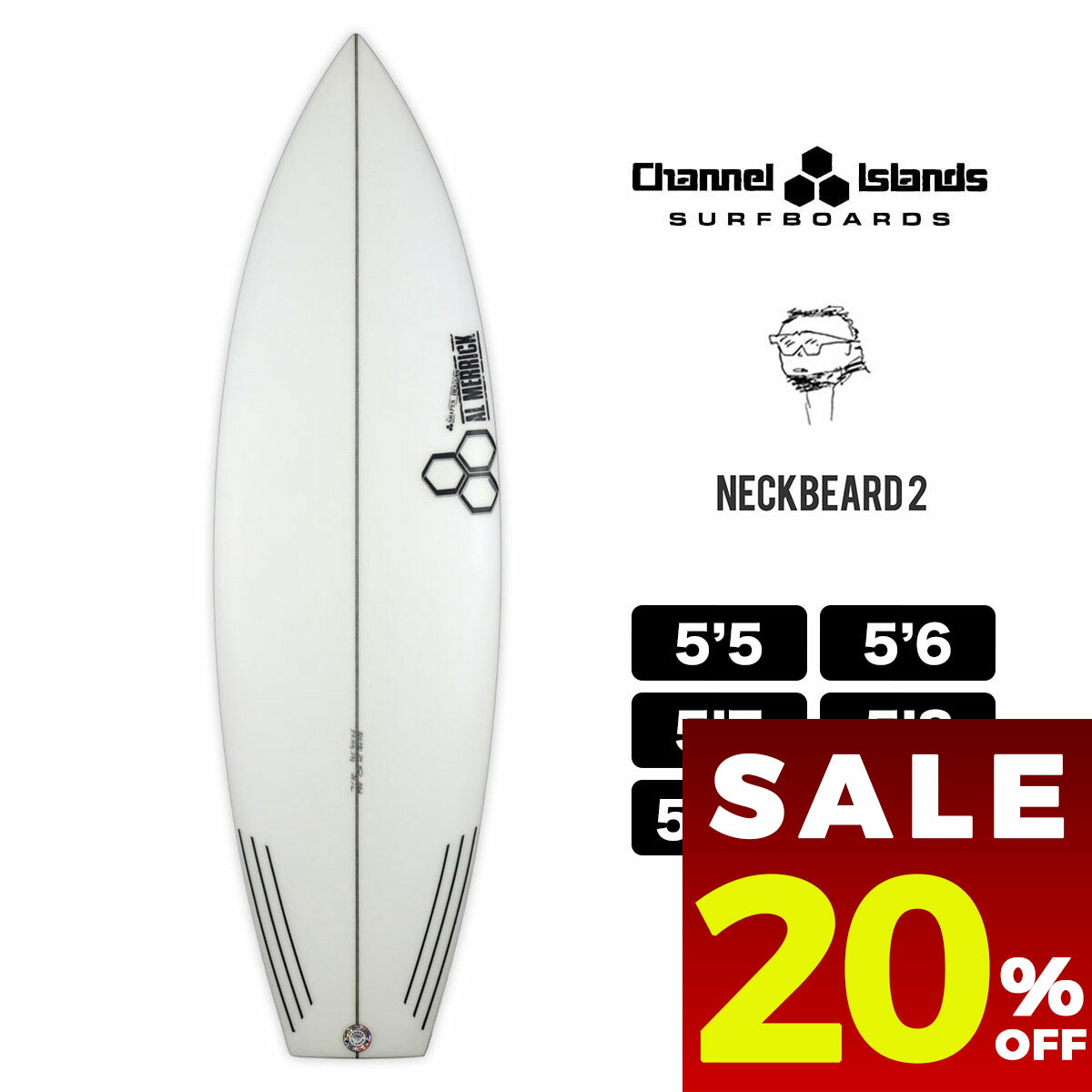 楽天市場】25 チャンネルアイランド Channel Islands NECKBEARD2