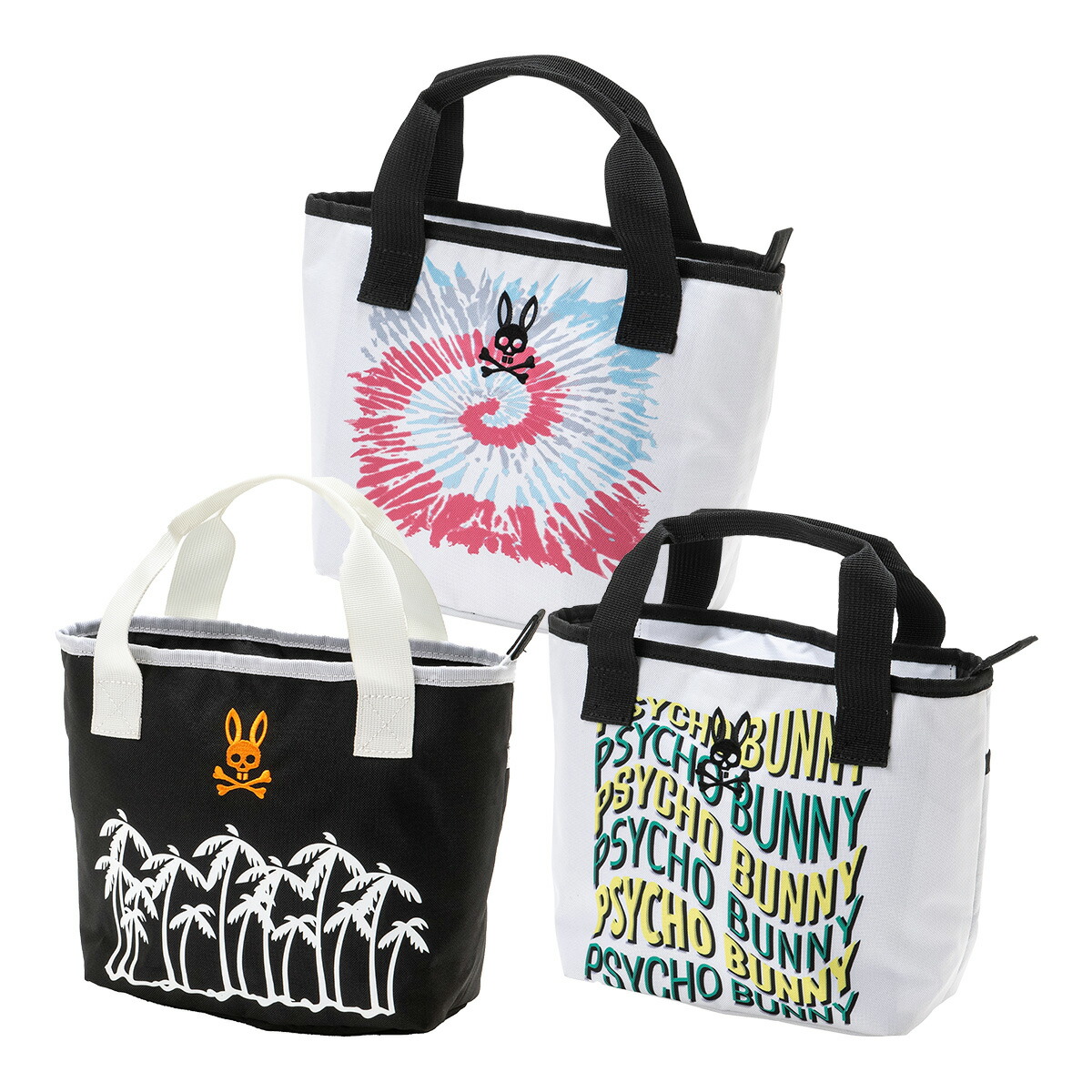 サイコバニー ラウンドバッグ PBMG3SB8 オーシャンズ 軽量 カートバッグ ミニトート おしゃれ うさぎ ゴルフバッグ[mm9]【CHM】画像