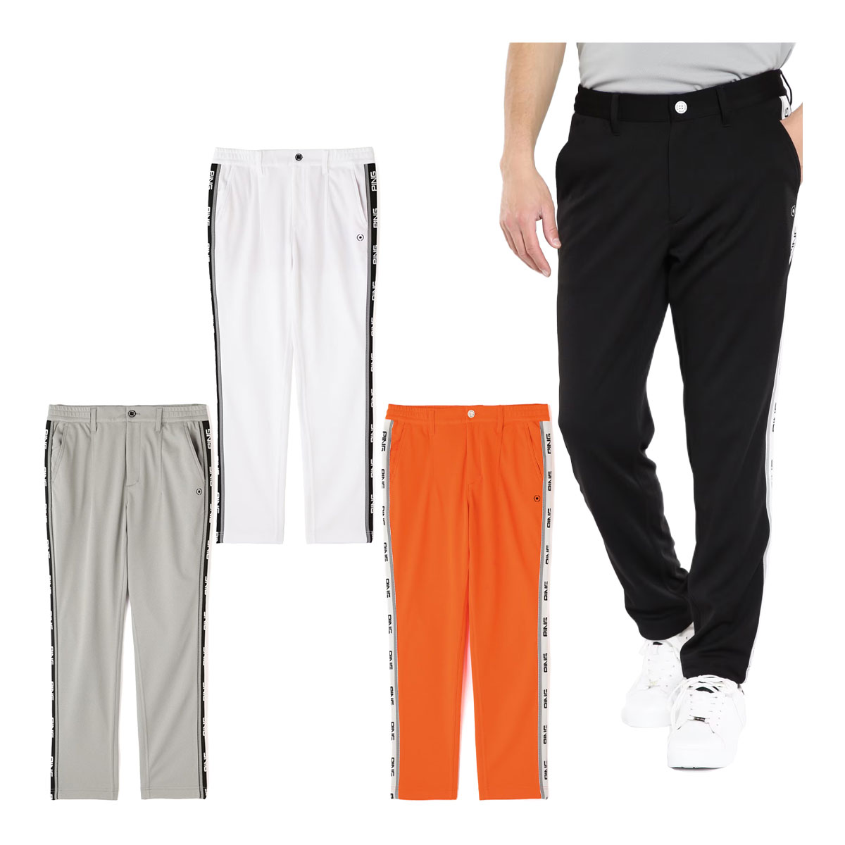 楽天市場】ピン ゴルフ クイックドライ ストレッチ テーパードパンツ